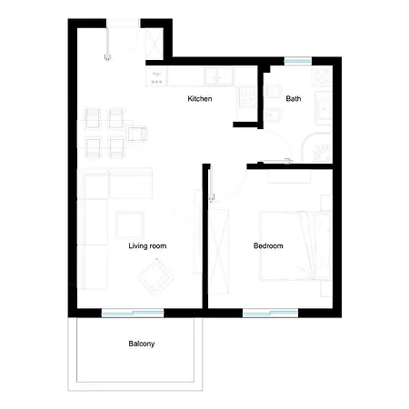 Easy Residences Apartmán